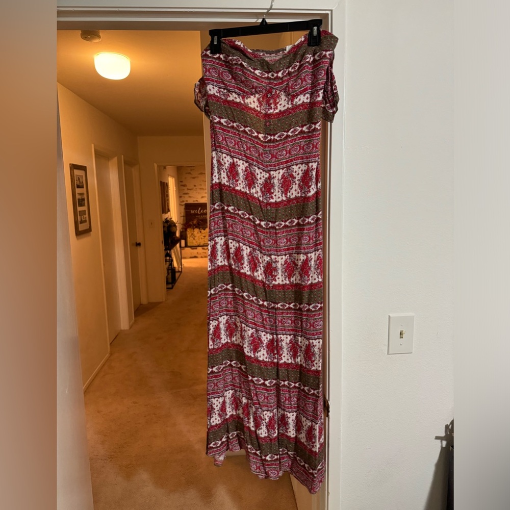 The Jetset Diaries boho dress from Revolve with flutter sleeves